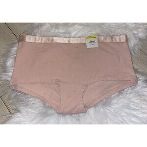 Jenni Boyshorts Panties Cotton Blend Womens M Medium Beige